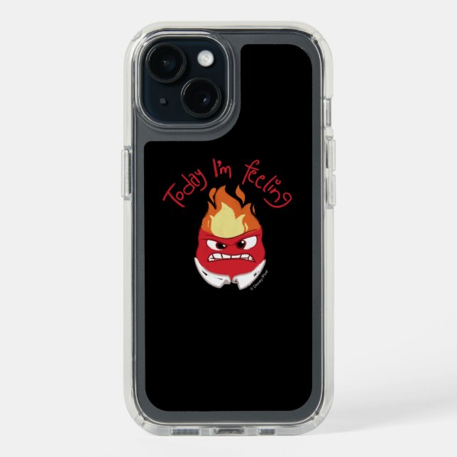 Inside Out 2 Today I’m Feeling Anger Graphic Speck iPhone Case (Front (Black))