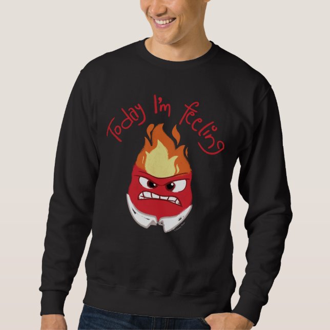 Inside Out 2 Today I’m Feeling Anger Graphic Sweatshirt (Front)
