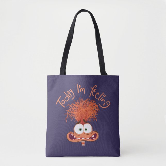 Inside Out 2 Today I’m Feeling Anxiety  Graphic Tote Bag (Front)