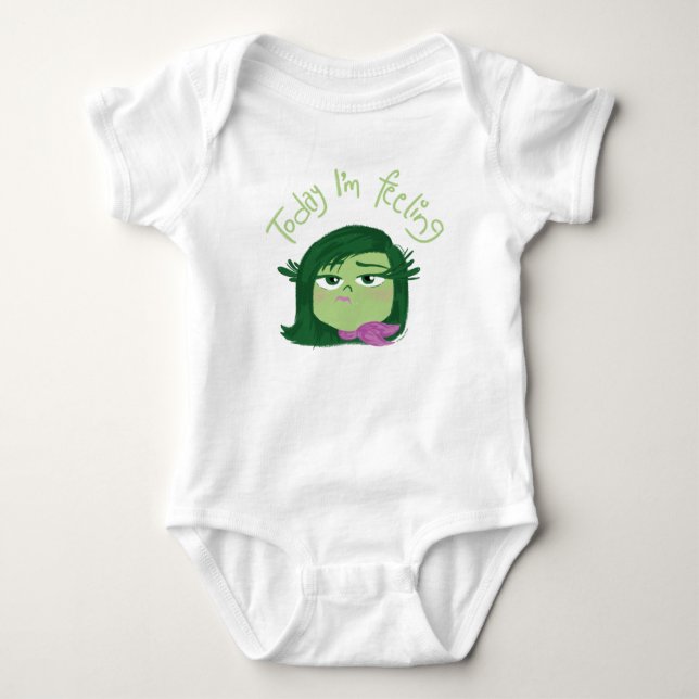 Inside Out 2 Today I’m Feeling Disgust Graphic Baby Bodysuit (Front)