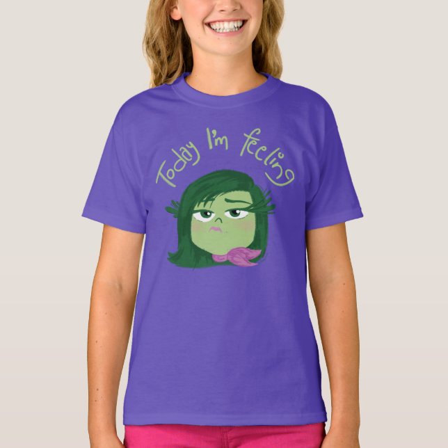 Inside Out 2 Today I’m Feeling Disgust Graphic T-Shirt (Front)