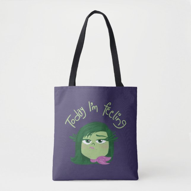 Inside Out 2 Today I’m Feeling Disgust Graphic Tote Bag (Front)