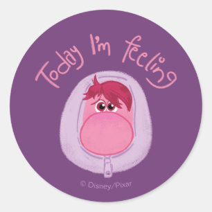 Inside Out 2 Today I’m Feeling Embarrassment Classic Round Sticker