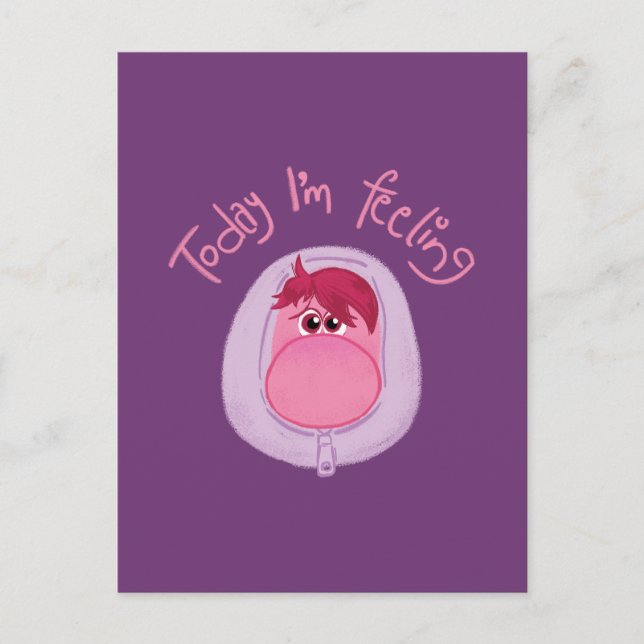 Inside Out 2 Today I’m Feeling Embarrassment Postcard (Front)