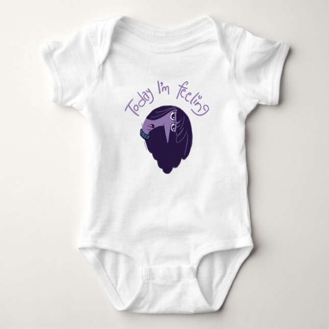 Inside Out 2 Today I’m Feeling Ennui Graphic Baby Bodysuit (Front)