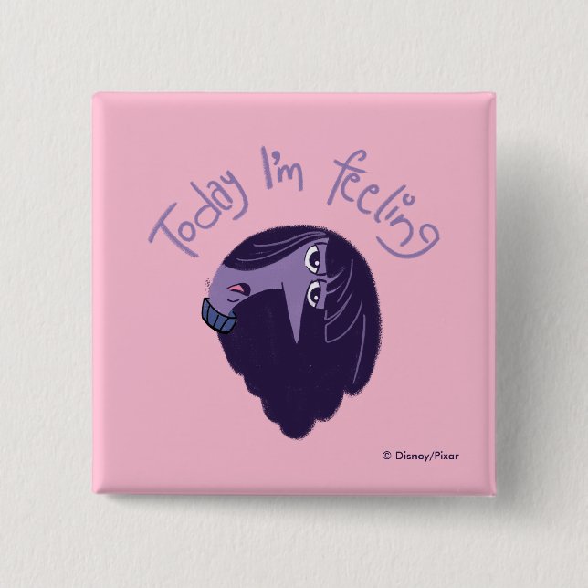Inside Out 2 Today I’m Feeling Ennui Graphic Button (Front)