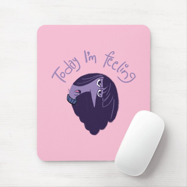 Inside Out 2 Today I’m Feeling Ennui Graphic Mouse Pad (With Mouse)