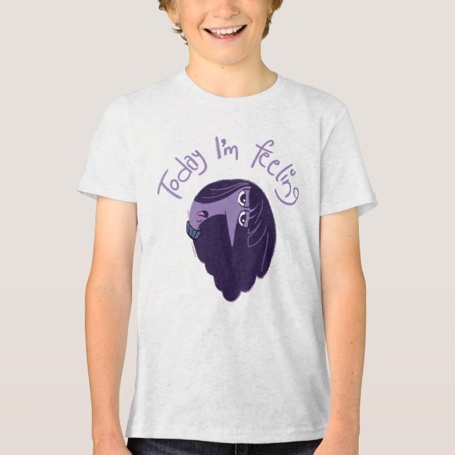 Inside Out 2 Today I’m Feeling Ennui Graphic Tri-Blend Shirt (Front)