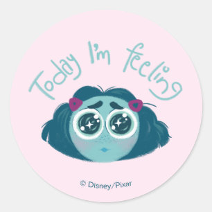 Inside Out 2 Today I’m Feeling Envy Graphic Classic Round Sticker