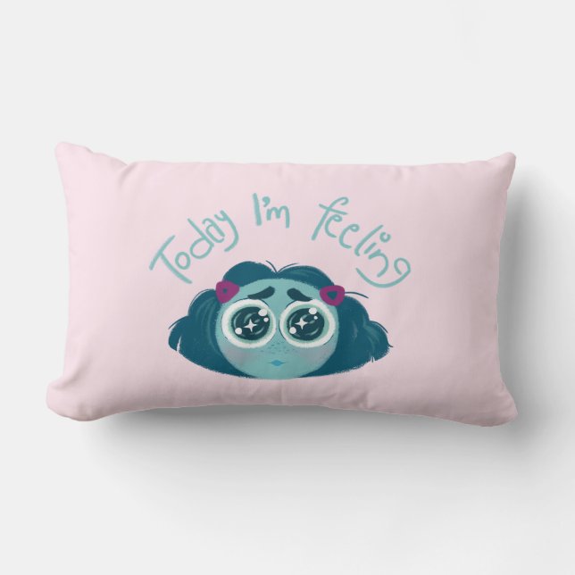 Inside Out 2 Today I’m Feeling Envy Graphic Lumbar Pillow (Front)