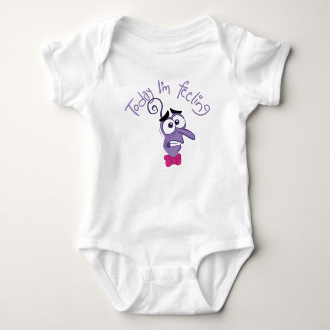 Inside Out 2 Today I’m Feeling Fear Graphic Baby Bodysuit (Front)
