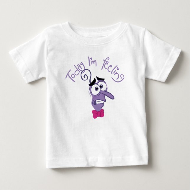 Inside Out 2 Today I’m Feeling Fear Graphic Baby T-Shirt (Front)
