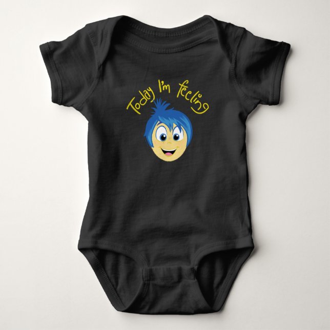 Inside Out 2 Today I’m Feeling Joy Graphic Baby Bodysuit (Front)