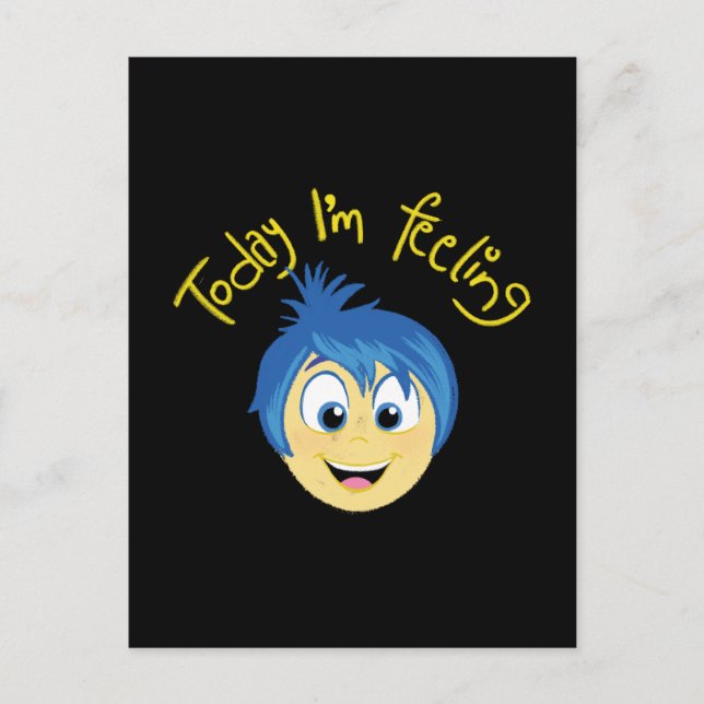 Inside Out 2 Today I’m Feeling Joy Graphic Postcard (Front)