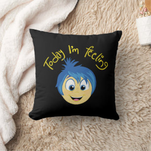 Inside Out 2 Today I’m Feeling Joy Graphic Throw Pillow
