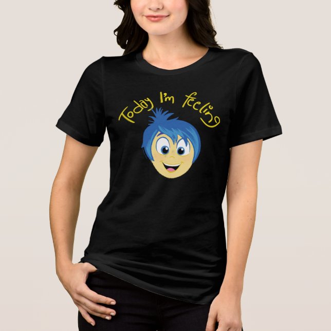 Inside Out 2 Today I’m Feeling Joy Graphic Tri-Blend Shirt (Front)