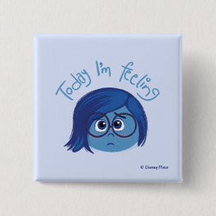 Inside Out 2 Today I’m Feeling Sadness Graphic Button