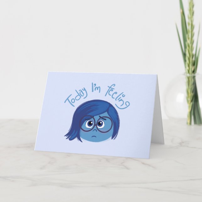 Inside Out 2 Today I’m Feeling Sadness Graphic Card (Front)