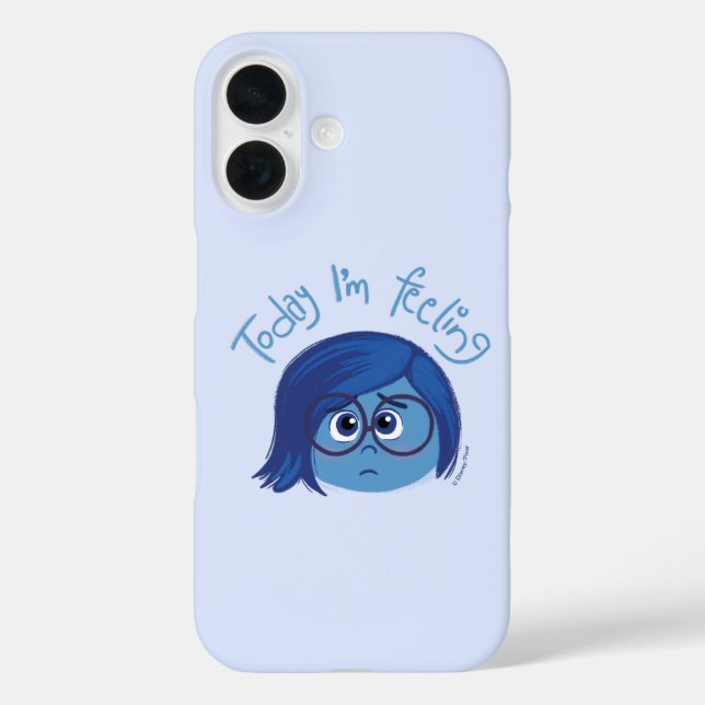 Inside Out 2 Today I’m Feeling Sadness Graphic Case-Mate iPhone Case (Back)