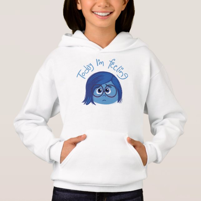 Inside Out 2 Today I’m Feeling Sadness Graphic Hoodie (Front)