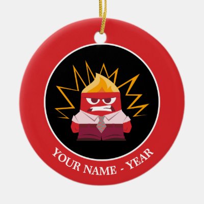 Inside Out | Anger Standing Add Your Name Ceramic Ornament