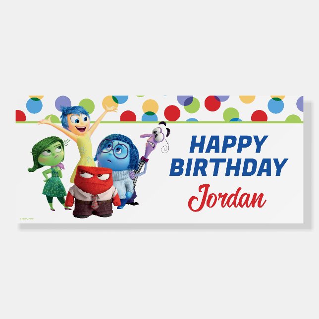 Inside Out Birthday Foam Board (Front)