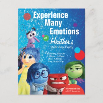 Inside Out Birthday Invitation by insideout at Zazzle
