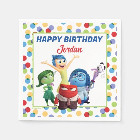 Inside Out Birthday Napkins