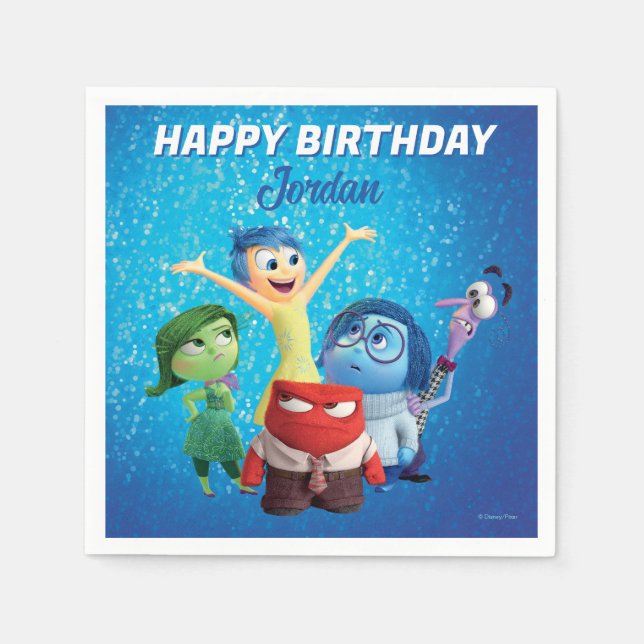 Inside Out Birthday Napkins (Front)