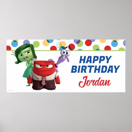 Inside Out Birthday Poster