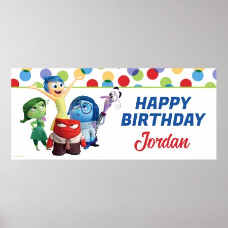 Inside Out Birthday Poster