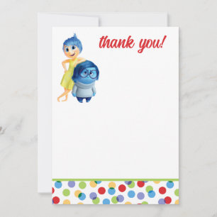 Inside Out Birthday Thank You Card