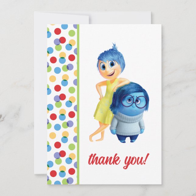 Inside Out Birthday Thank You Card (Front)