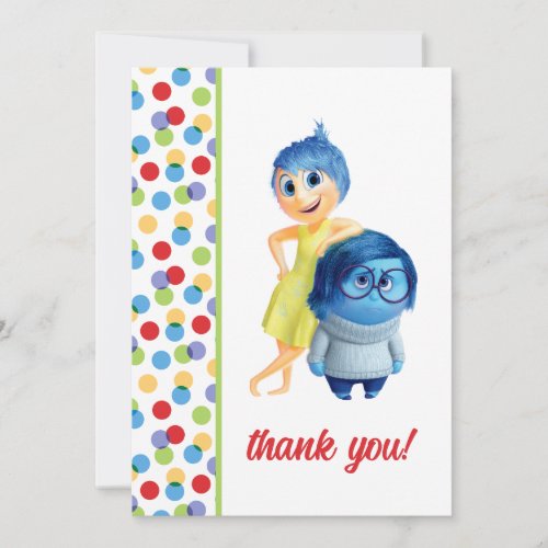 Inside Out Birthday Thank You Card