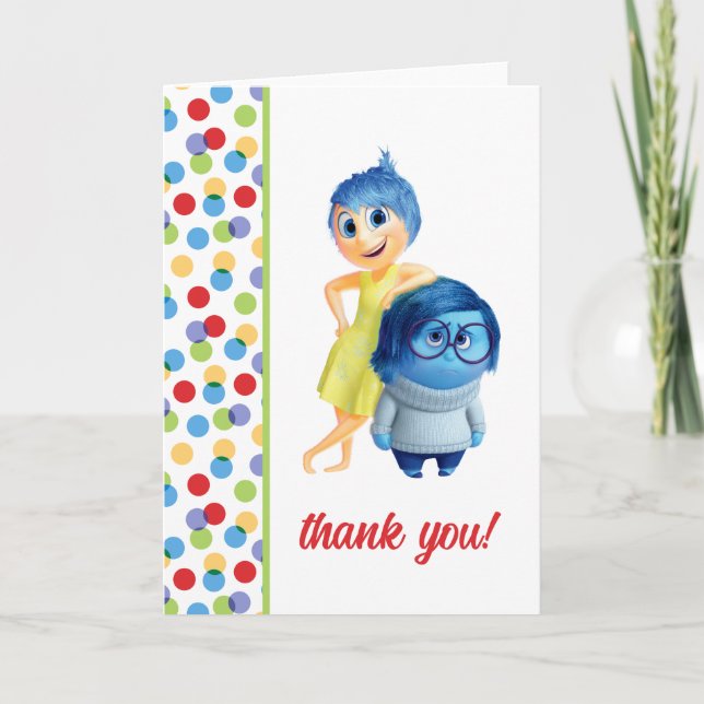 Inside Out Birthday Thank You Card (Front)