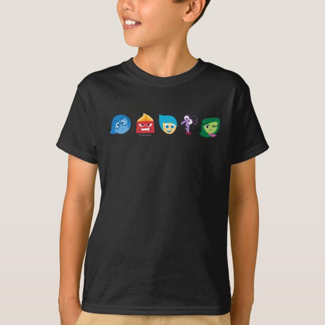 Inside Out Character Icons T-Shirt (Front)