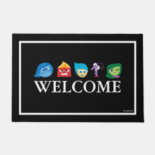Inside Out Character Icons   Welcome Doormat