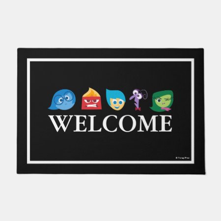 Inside Out Character Icons | Welcome Doormat