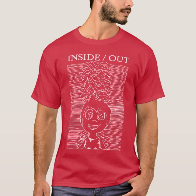 Inside out character minimalist design girl T-Shirt (Front)