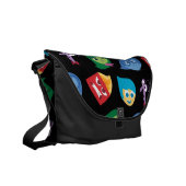Inside Out | Character Pattern Messenger Bag (Front Left)