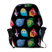 Inside Out | Character Pattern Messenger Bag (Back Open)