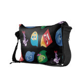 Inside Out | Character Pattern Messenger Bag (Back Right)