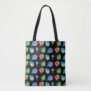 Inside Out Character Pattern Tote Bag