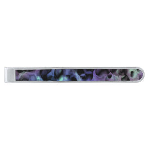 Inside Out Coral,Purple N Green Abstract Tie Bar