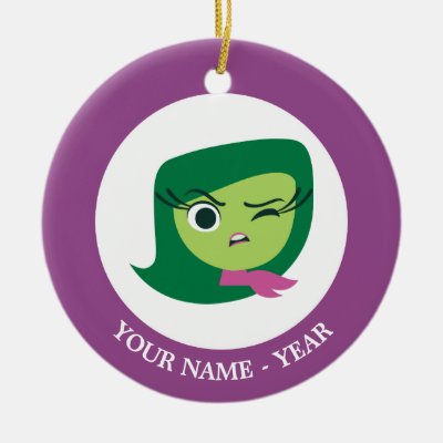 Inside out | Disgust Face With Hand Out Ceramic Ornament