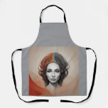 inside out vivid girl apron