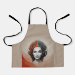 inside out vivid girl apron