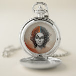 inside out vivid girl pocket watch