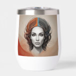 inside out vivid girl thermal wine tumbler