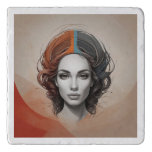 inside out vivid girl trivet